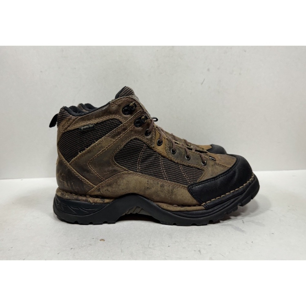 Danner Radical 452 5.5" Hiking Work Boots Dark Brown Leather Men's Size 10 Shoes